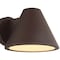 Access Lighting Tortuga, Outdoor LED Turtle Friendly Wall Mount, Bronze Finish, Frosted TL-20365LEDDMG-BRZ/FST - alternate 2